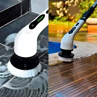Nova Spin Clean Pro- 9 piece Adjustable Electric cleaning brush
