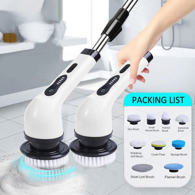 Nova Spin Clean Pro- 9 piece Adjustable Electric cleaning brush